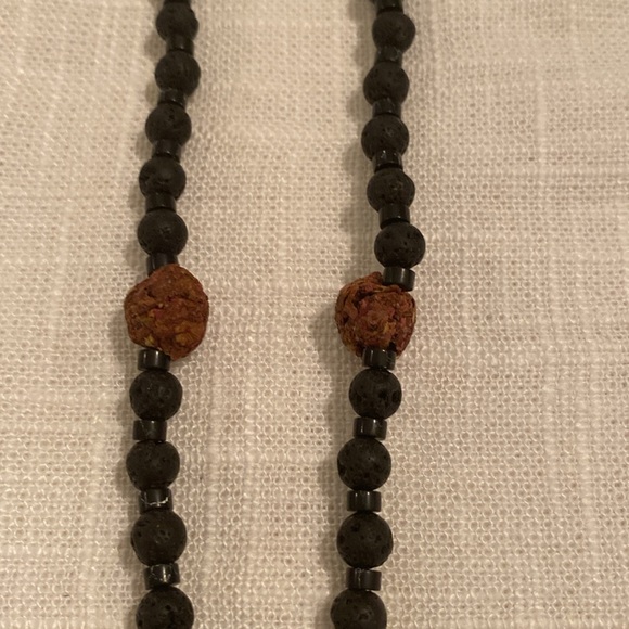 Handmade Meditation Necklace, Dried flower beads also made by me 🫶 - Picture 4 of 6